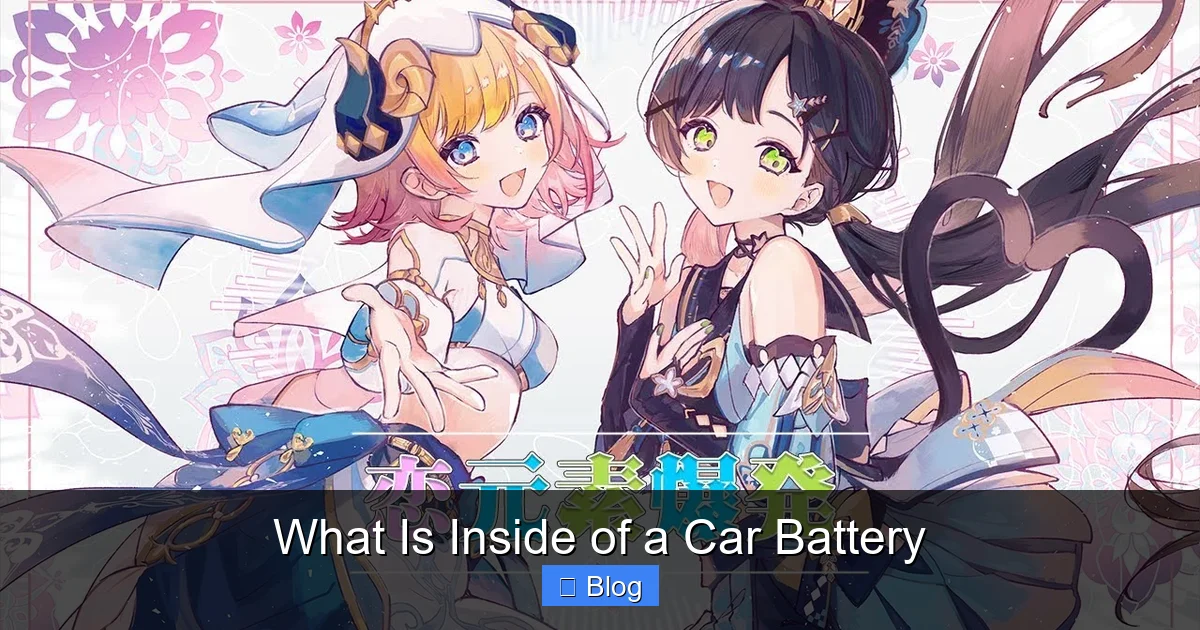 What Is Inside of a Car Battery