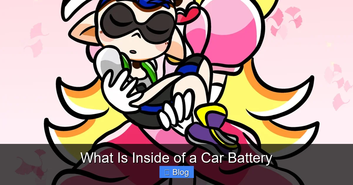 What Is Inside of a Car Battery