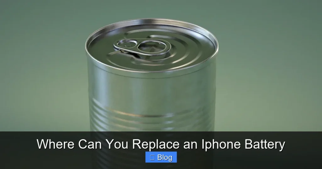 Where Can You Replace an Iphone Battery