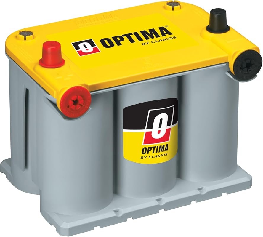 Optima YellowTop D75/25 High Performance Dual Purpose AGM Battery, 620