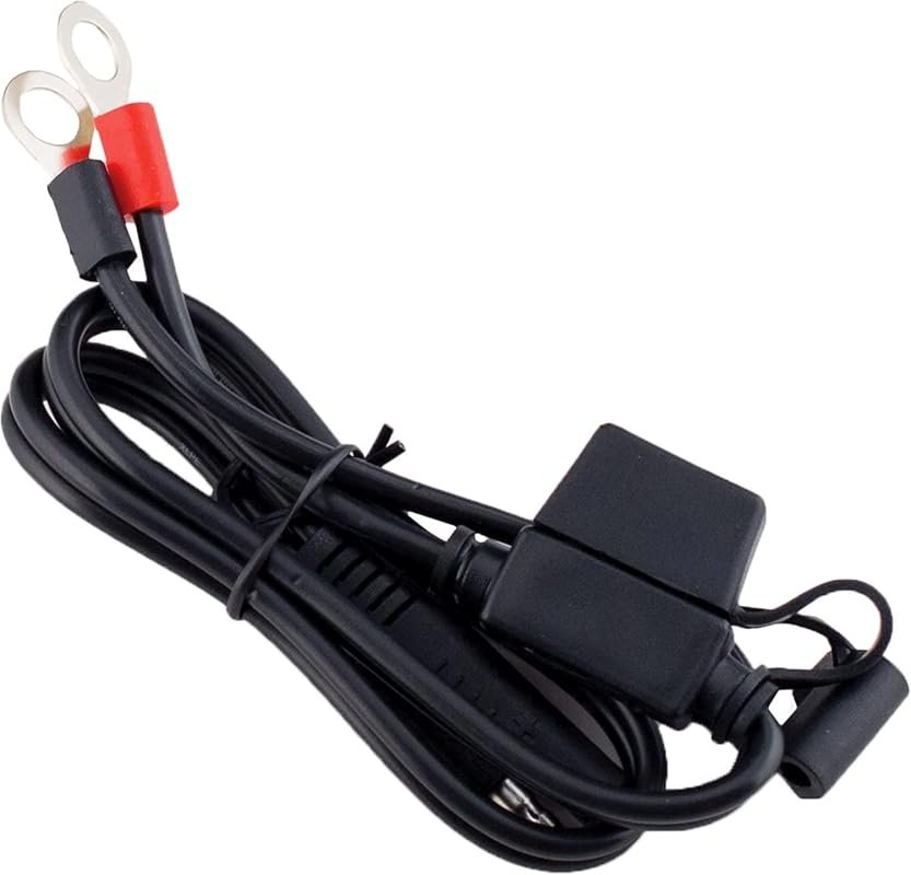 Battery Tender 18-Inch Ring Terminal Harness Accessory Cable with SAE 
