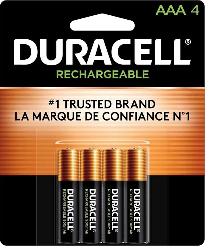 Duracell Rechargeable AAA Batteries