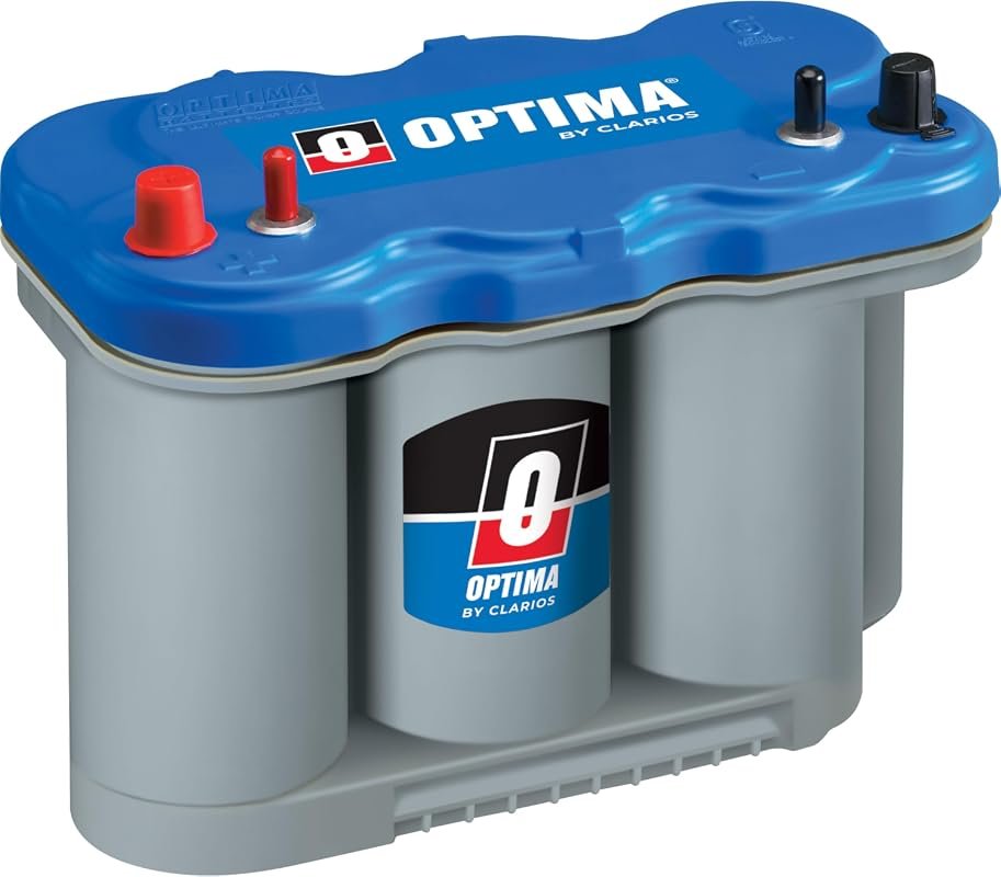 Optima D27M BlueTop Dual Purpose Marine and RV AGM Battery, 800 CCA, H