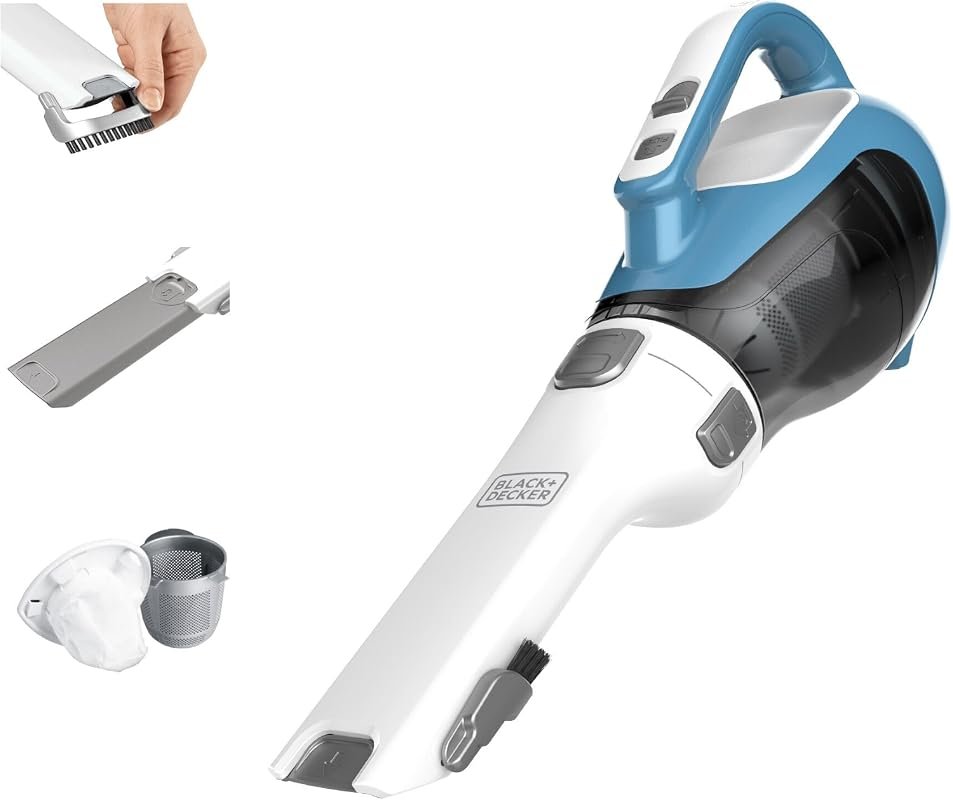 BLACK+DECKER AdvancedClean Cordless Handheld Vacuum with Rotating Nozz