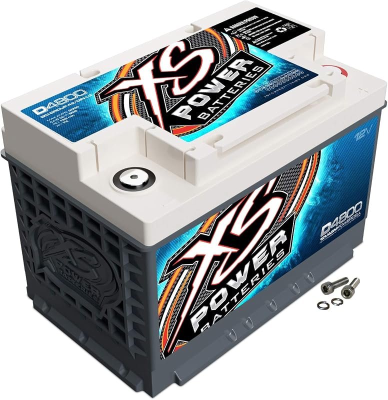 XS Power D4800 Group 48 12V 3000 Amp AGM Deep Cycle Battery for Perfor