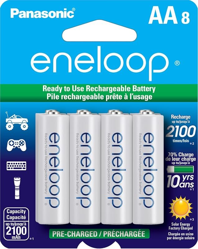Panasonic Eneloop AA Rechargeable Batteries