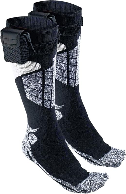 Battery Operated Heated Winter Socks for Men and Women, Comfortable Th