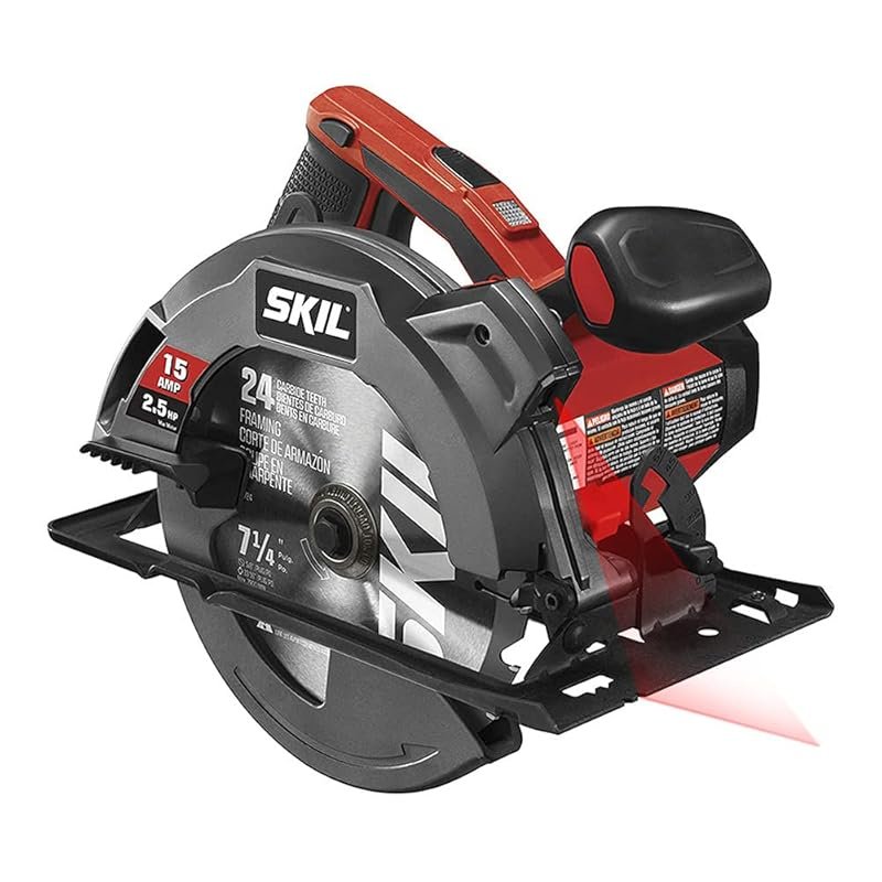 SKIL 15 Amp 7-1/4 Inch Cordless Circular Saw with Integrated Single Be