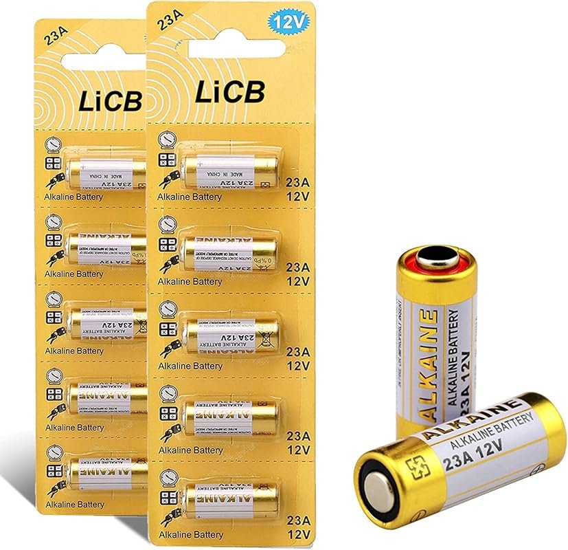 LiCB A23 12V Alkaline Batteries