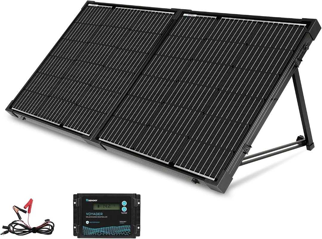Renogy 100W Foldable Portable Solar Panel Kit with 20A Controller for 