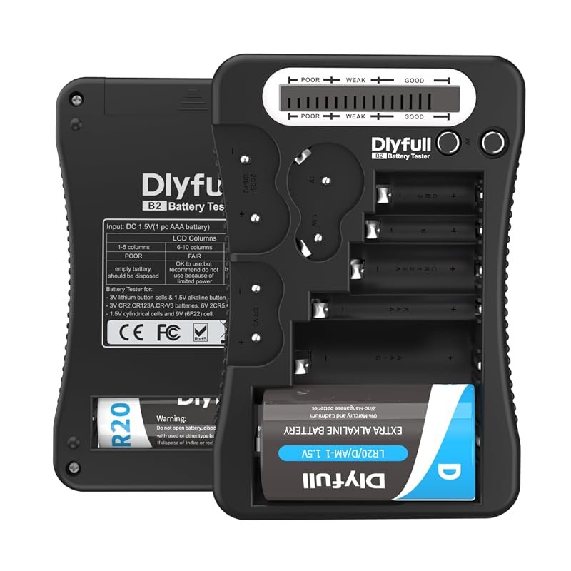 Dlyfull Universal LCD Battery Tester