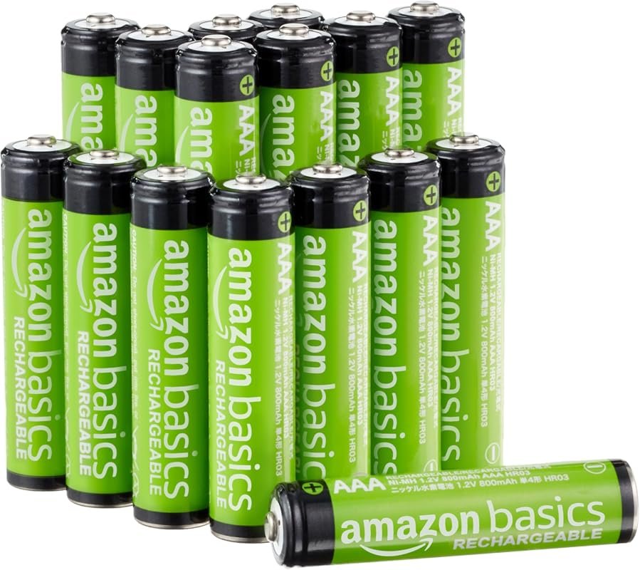 Amazon Basics Rechargeable AAA Batteries