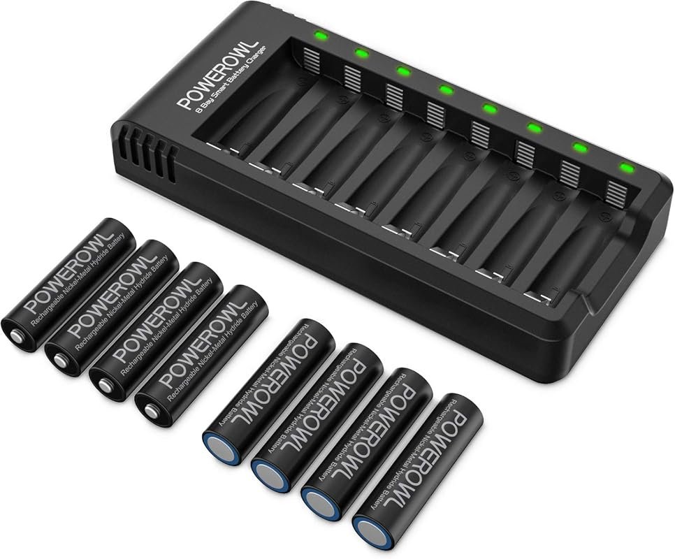POWEROWL AA Battery Charger Set