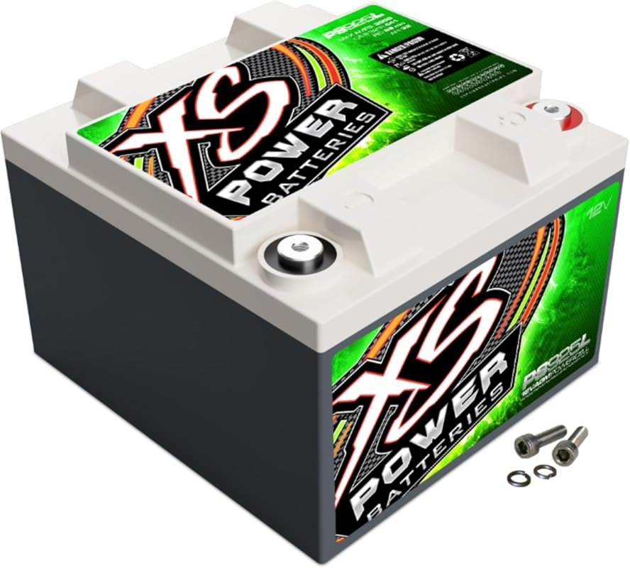 XS Power PS925L 2000A 12V AGM Car Audio Power Cell Battery for High Pe