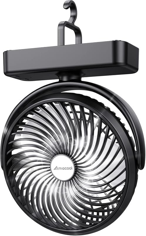 AMACOOL 10000mAh Battery Operated Camping Fan