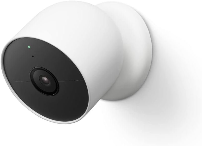 Google Nest Cam Outdoor or Indoor Battery Powered Wireless Security Ca