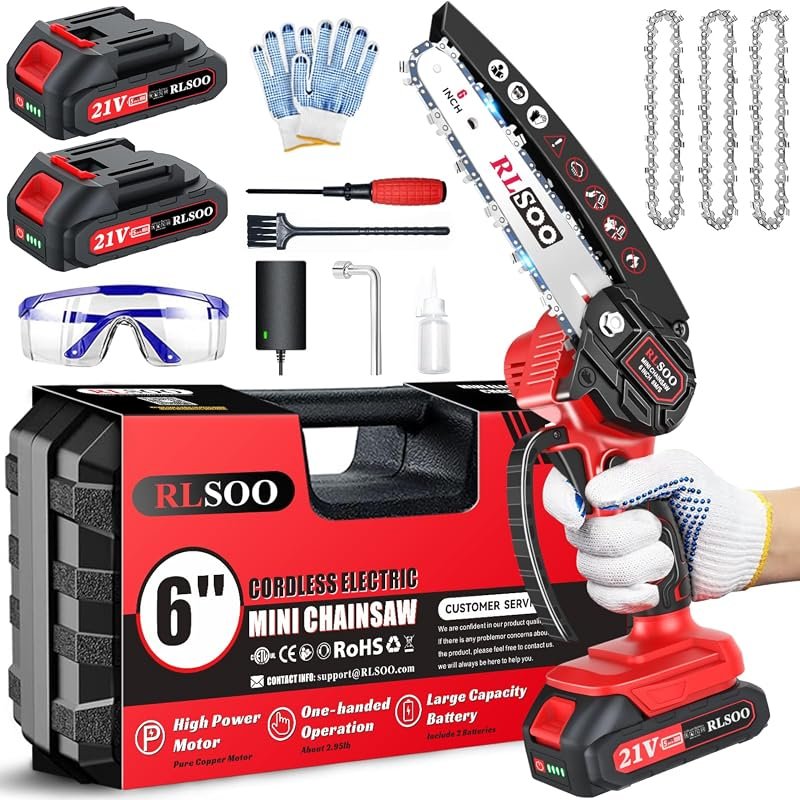 6-Inch Cordless Portable Mini Chainsaw