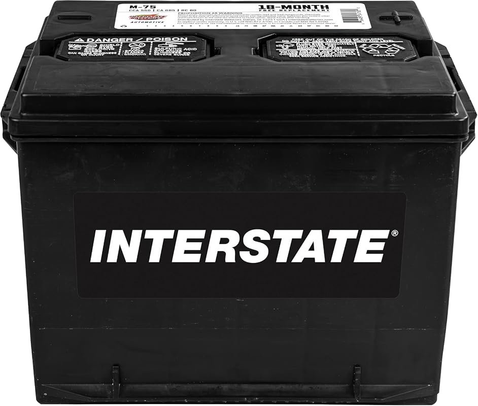 Interstate Batteries Group 75 Car Battery, 12V 550 CCA Replacement for