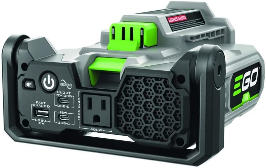 EGO POWER+ 400W Portable Inverter Generator for Outdoor Emergency Powe