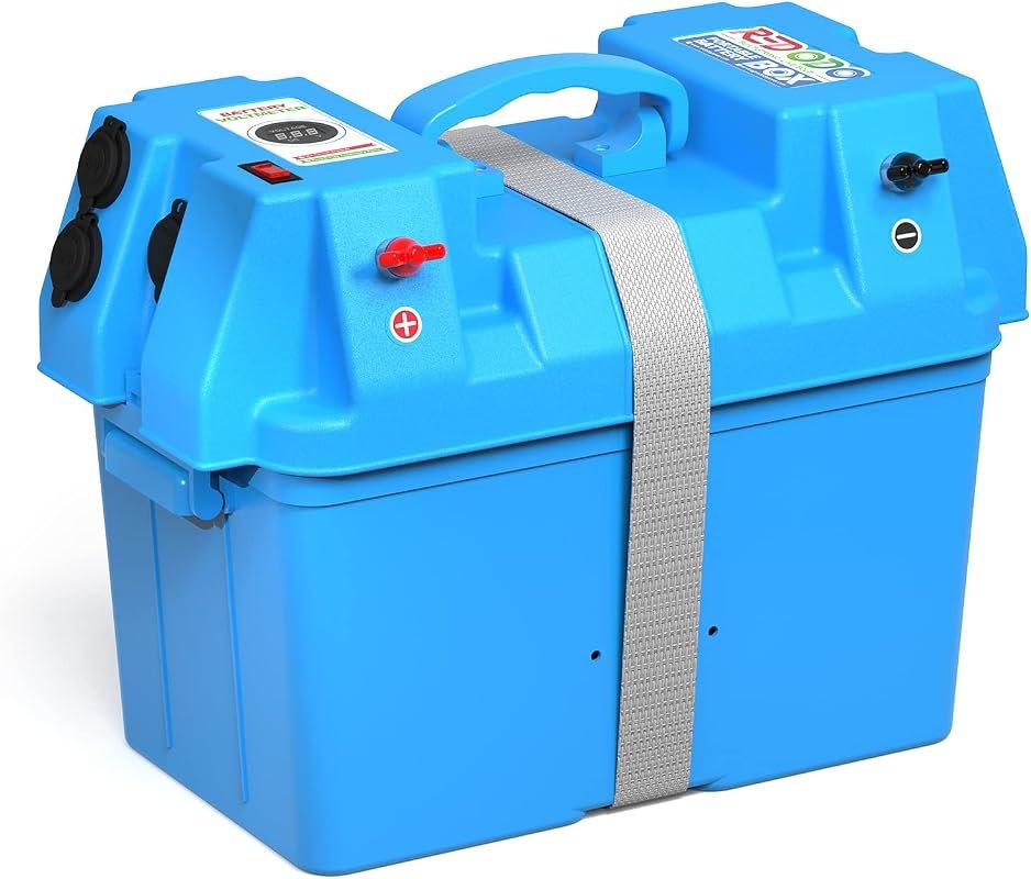 Redodo Smart Battery Box for Group 24, 27, 31 Batteries with Digital D