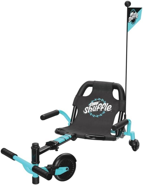 Crazy Cart Shuffle Manual Drift Go Kart for Kids, Battery-Free and Adj