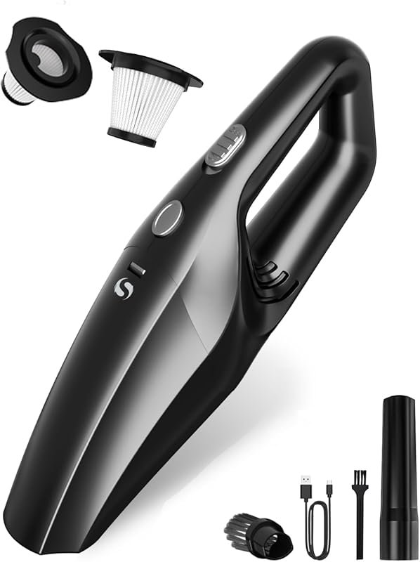 Powerful Handheld Cordless Vacuum Cleaner, Portable Lightweight Design