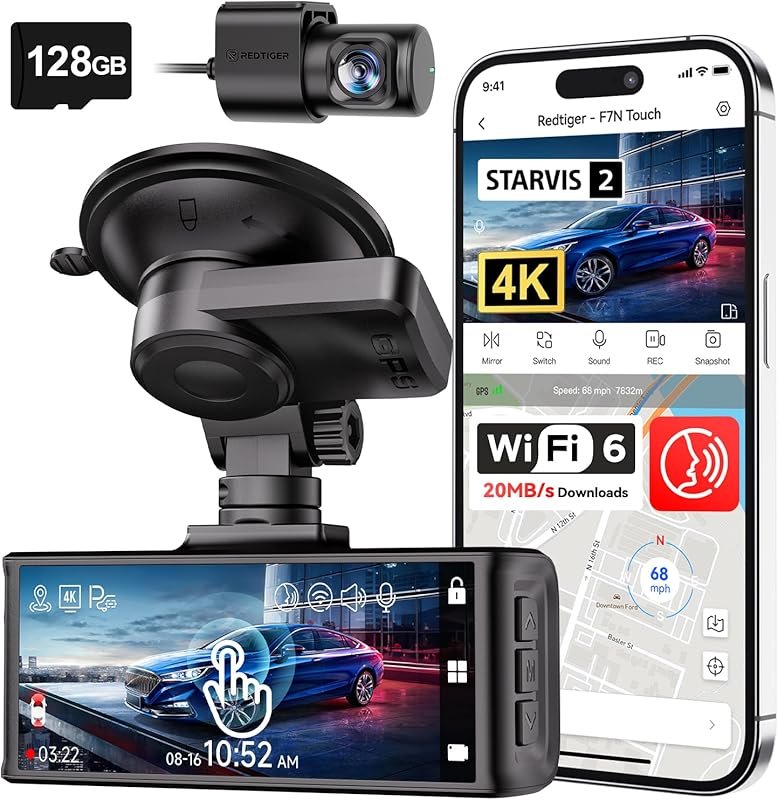 REDTIGER F7N 4K Dash Cam