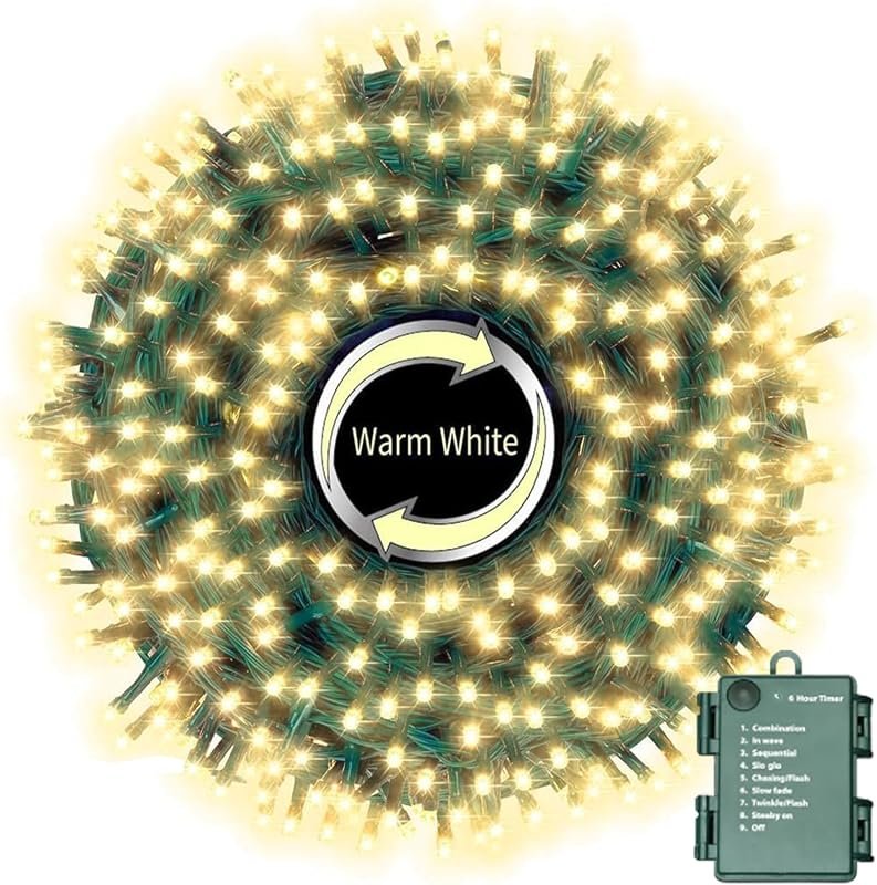LAMPHOME LED Christmas String Lights