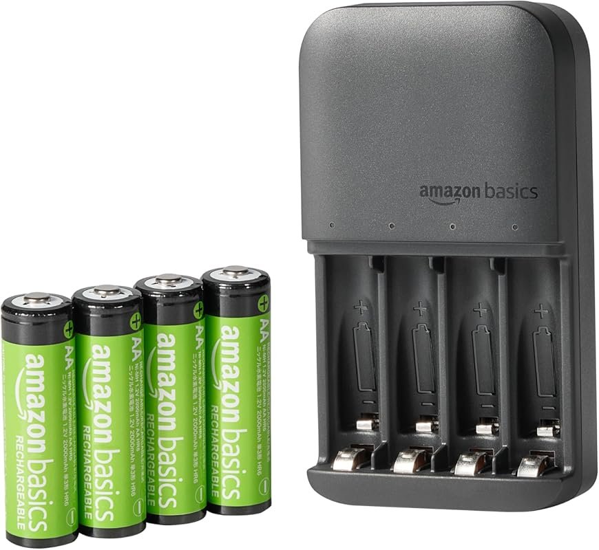 Amazon Basics 4-Bay Battery Charger