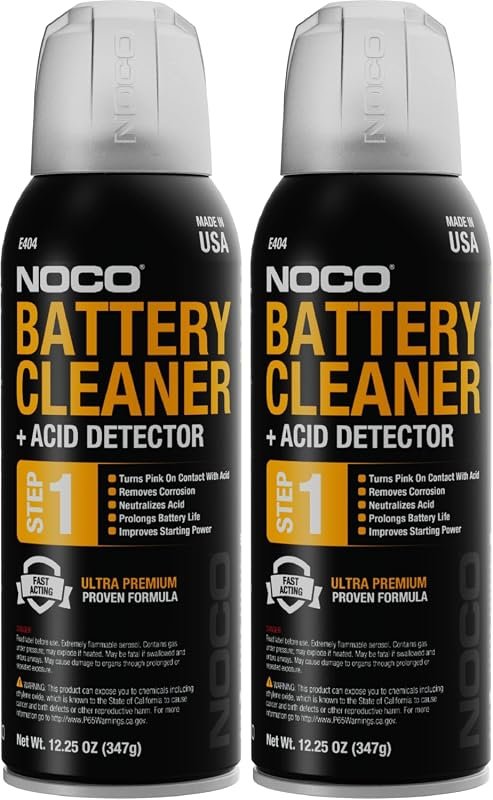 NOCO E404 Battery Terminal Cleaner Spray and Corrosion Preventive Acid