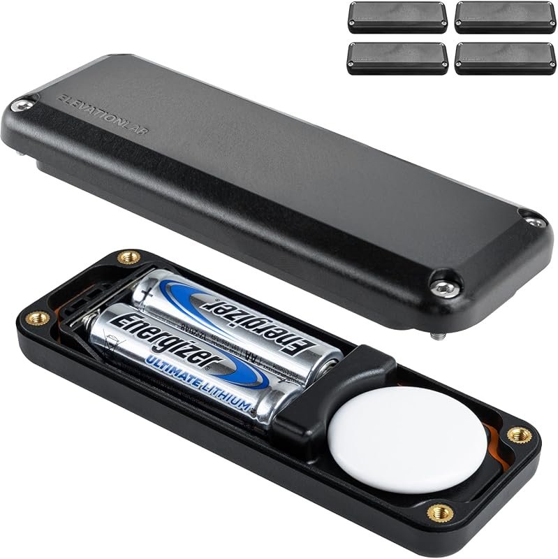 Elevation Lab AirTag 10-Year Extended Battery Case (4 Pack) Uses AA Ba