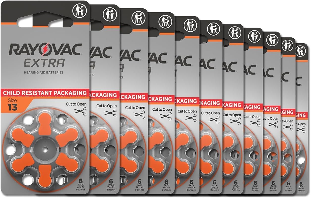 Rayovac Extra Size 13 Hearing Aid Batteries