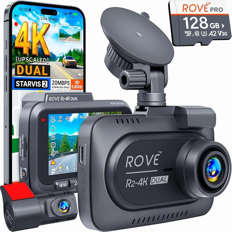 ROVE R2-4K Dual Dash Cam