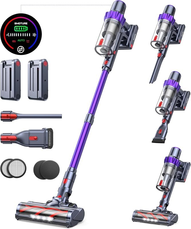 550W Dual Battery Cordless Vacuum