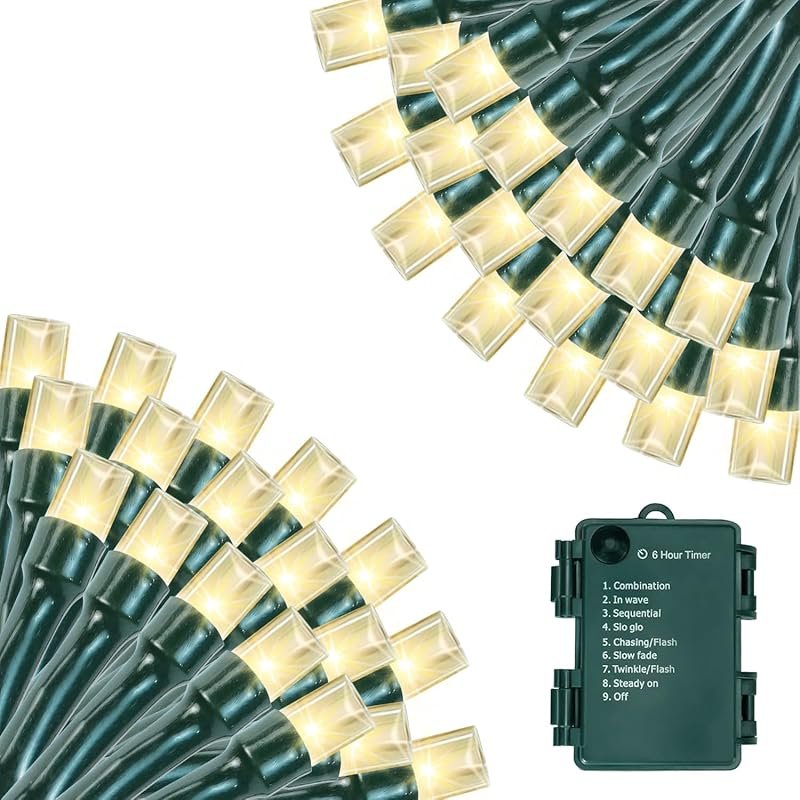 Battery Operated LED Christmas String Lights