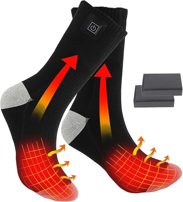 Electric Washable Heated Socks for Men and Women, Durable Thermal Wear