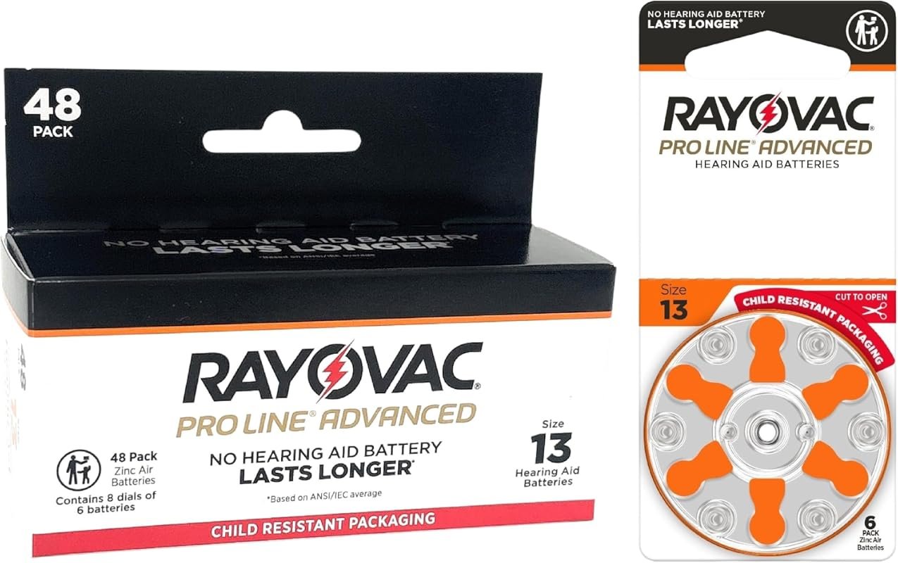 Rayovac Proline Advanced Size 13 Batteries