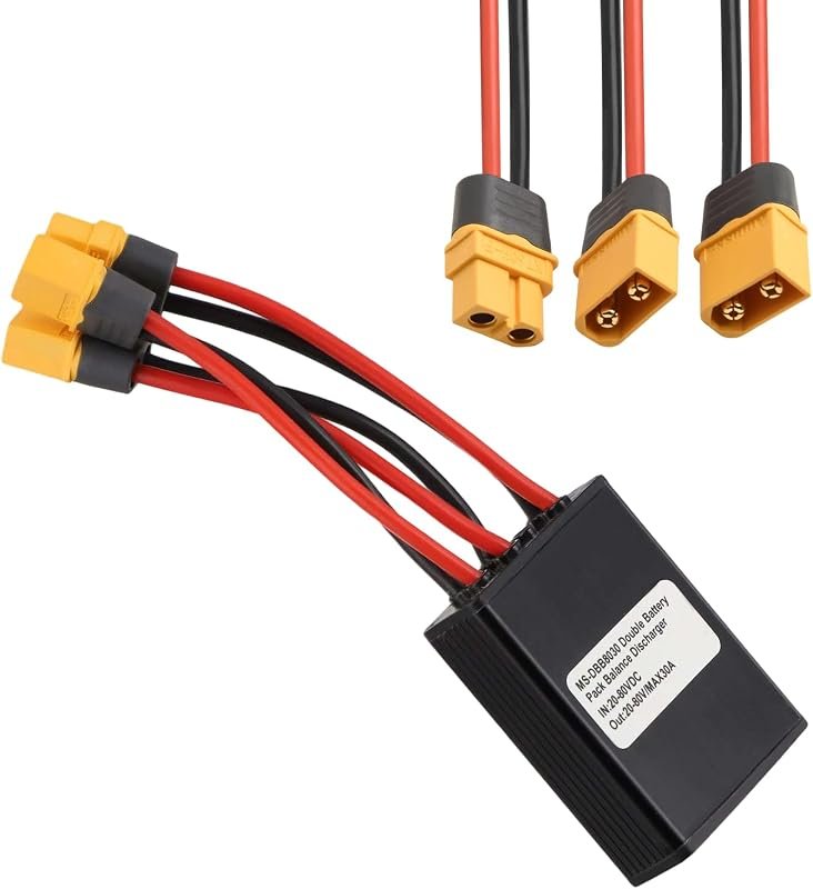 30A Dual Battery Discharge Converter 24V-70V Parallel Module Switch fo