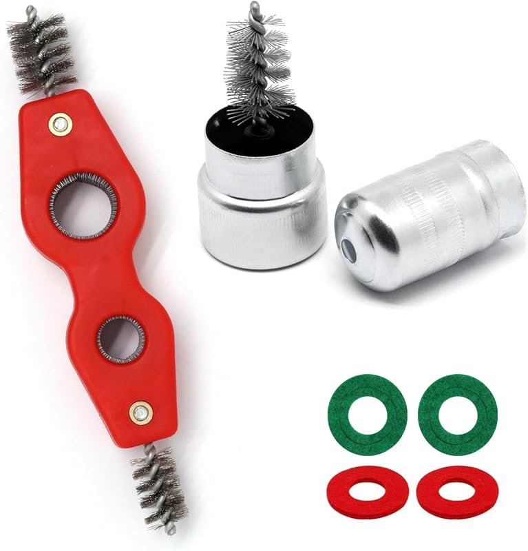Professional Battery Terminal Cleaning Kit with 4-in-1 Copper Brush an