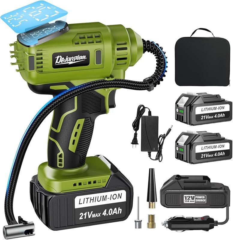 Portable 21V Battery Air Compressor