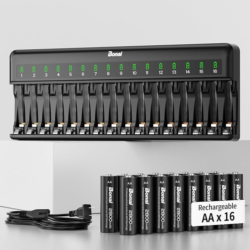Bonai AA Battery Charger Set