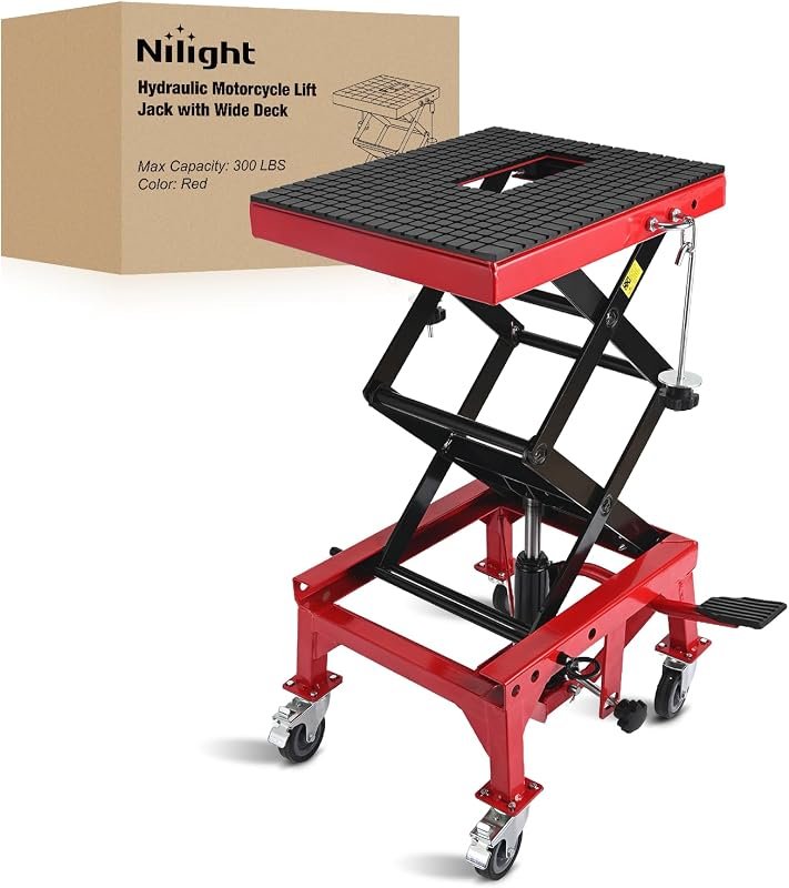 Nilight Motorcycle Lift Table Jack