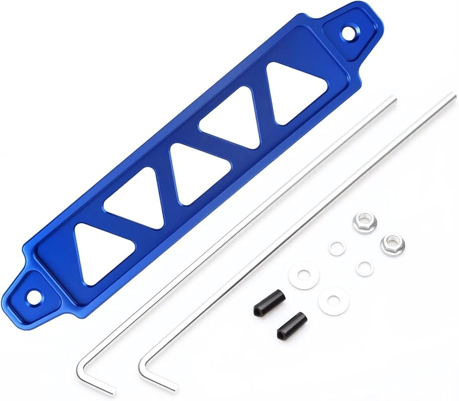 Universal Aluminum Alloy Battery Hold Down Kit with Stainless Steel J 