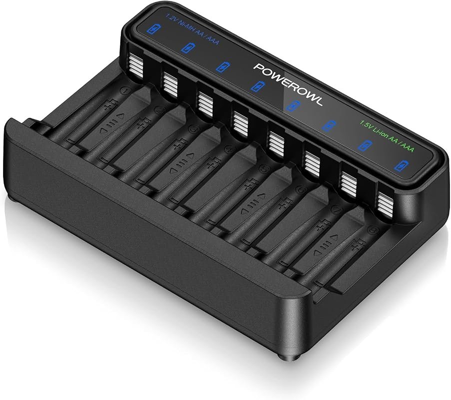 POWEROWL 8-Slot Charger
