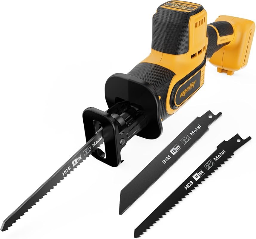 Brushless Reciprocating Saw for Dewalt 20V MAX Battery, 3000 SPM Cordl