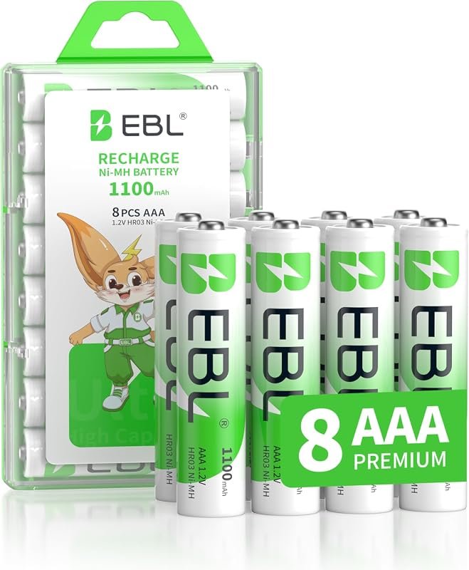 EBL AAA Rechargeable Batteries