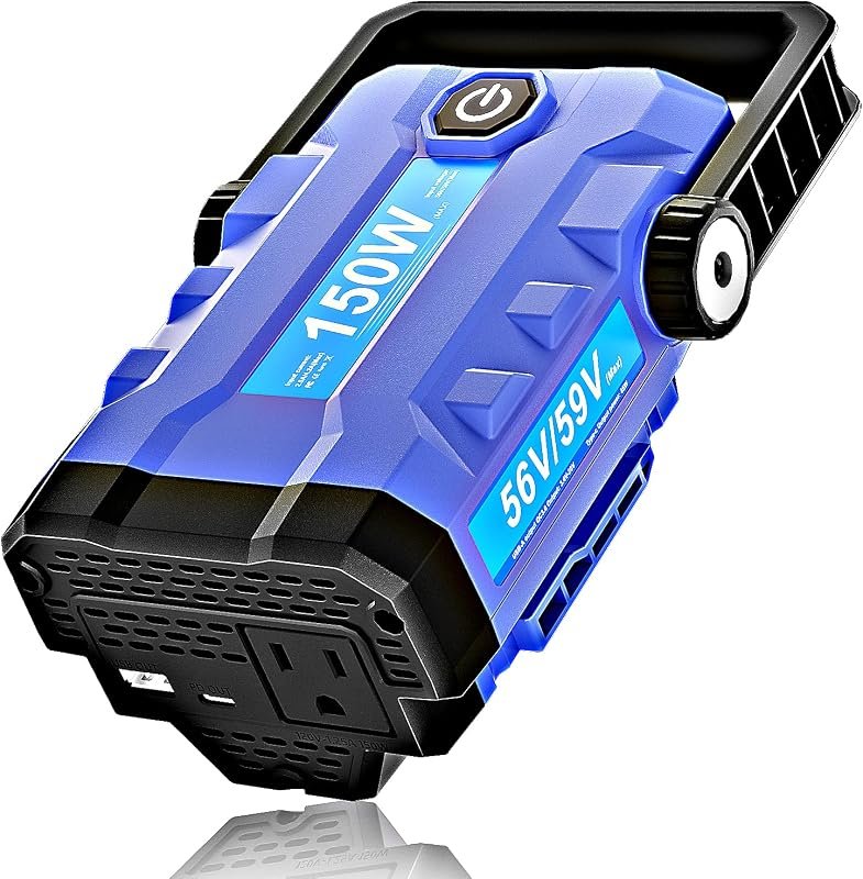 150W Portable Power Inverter Compatible with EGO Power+ Batteries for 
