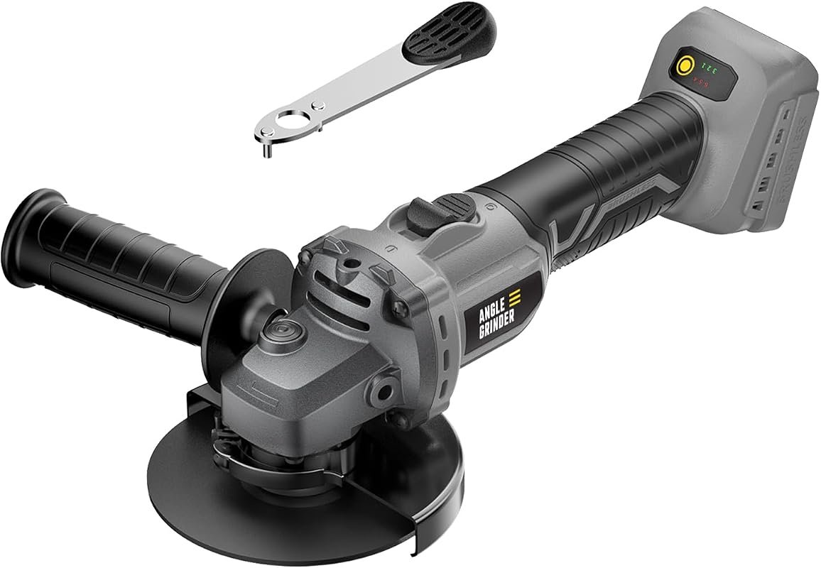 Professional 4-1/2 Inch Cordless Angle Grinder Compatible with Dewalt 