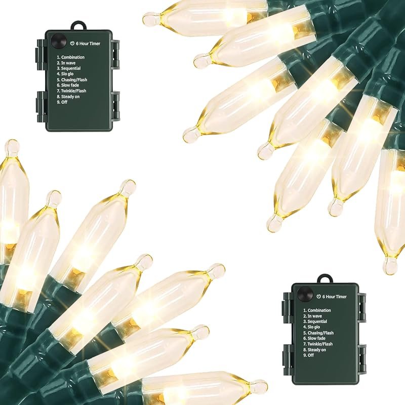 Warm White Battery Operated String Lights