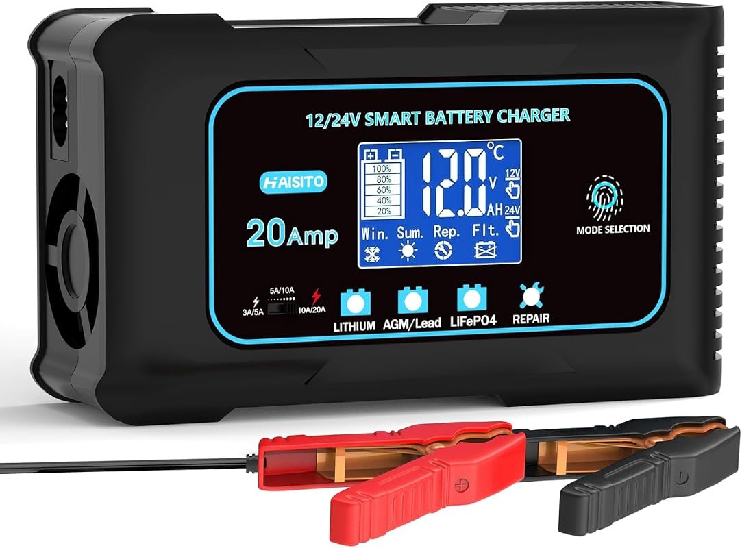 Haisito 20-Amp Smart Charger